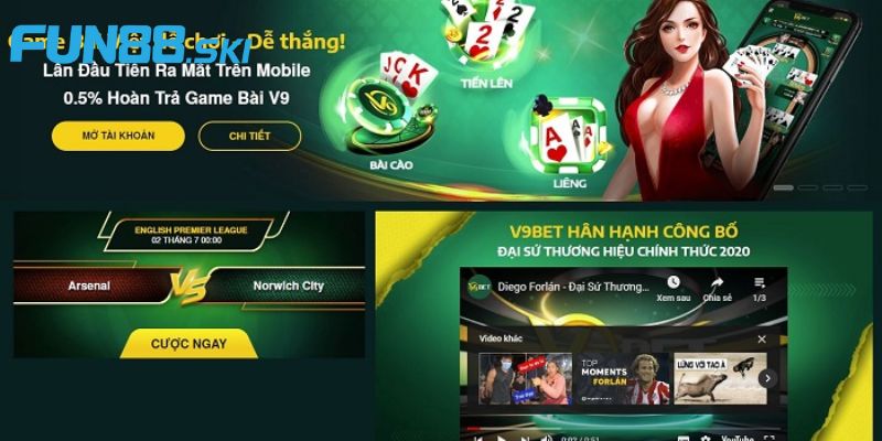 Giới thiệu tổng quan nhất về nhà cái V9BET